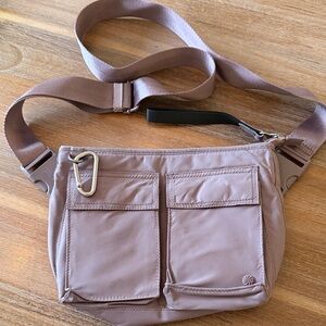 Athleta Mauve Crossbody Bag